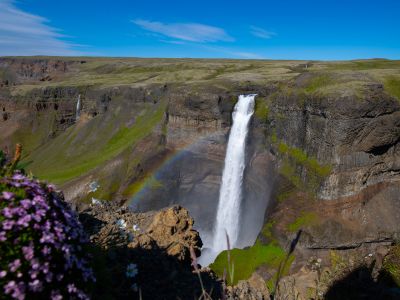 Haifoss-wodospad-na-Islandii