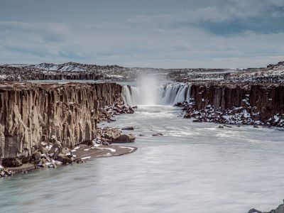 Selfoss-wodospad-Islandii