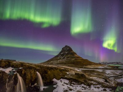 zorza polarna Islandia
